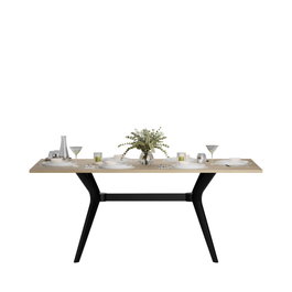 Hanah Home Mesa de Comedor Luna en Roble
